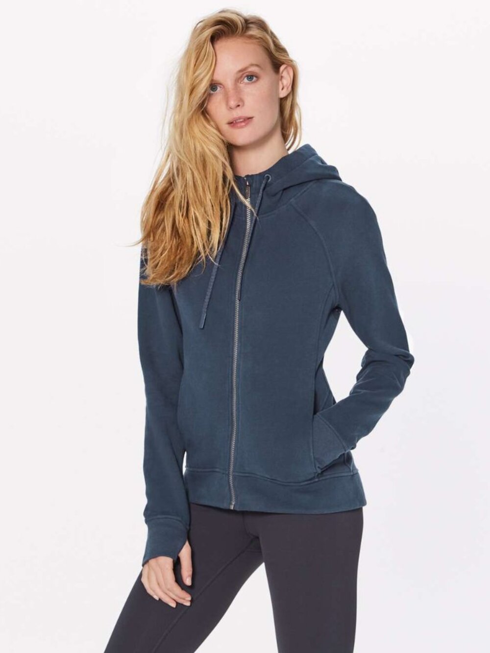 Lululemon Warm For Winter Jacket Mach Blue Size 6